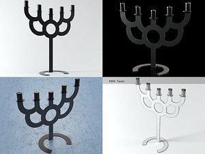 3D model bold series candle holder
