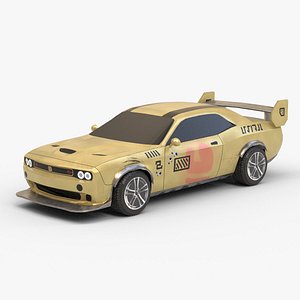 Dodge Challenger SRT - Lowpoly