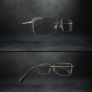reading glasses 3d obj