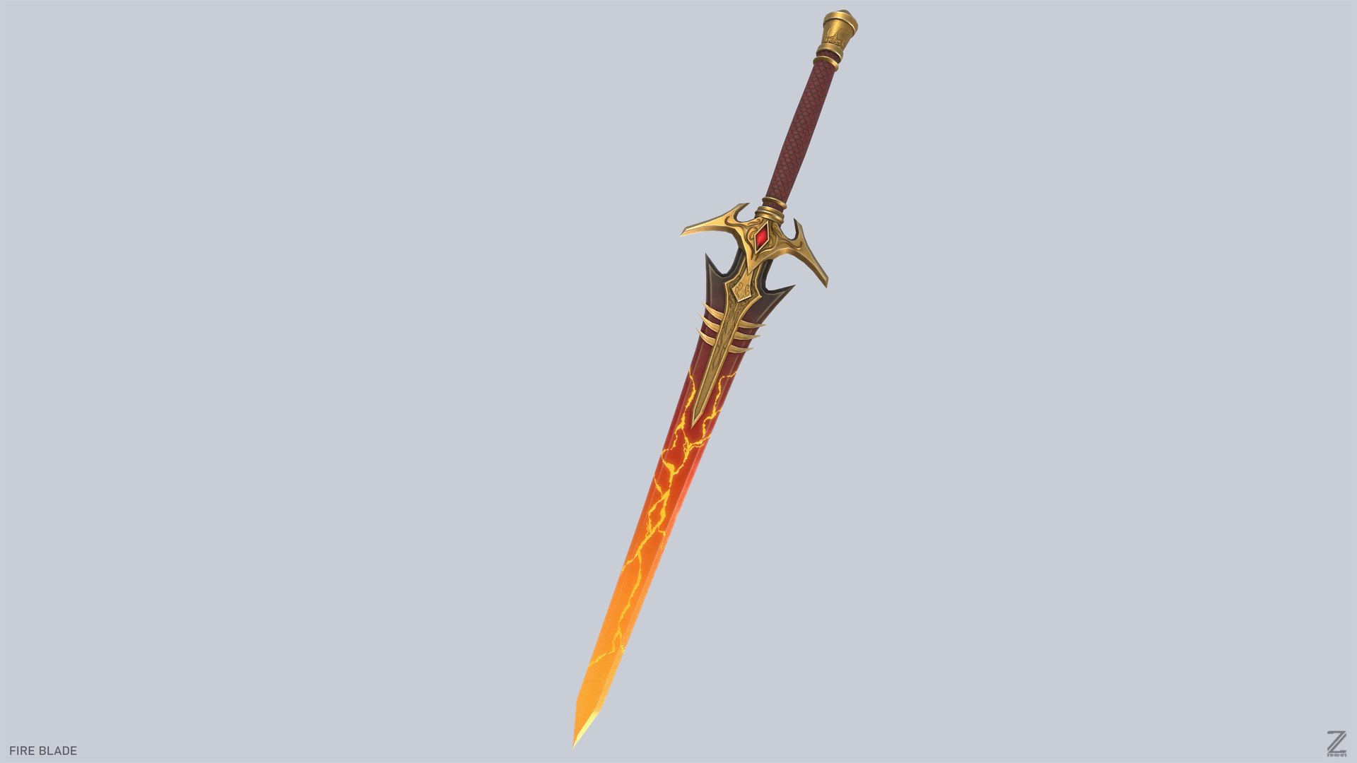 3D Model Fire Blade - TurboSquid 2248648