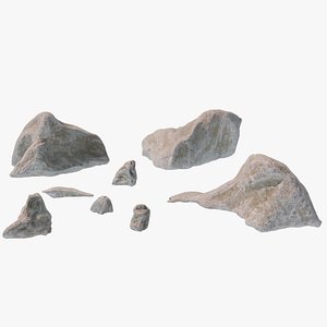 small rocks 3D model
