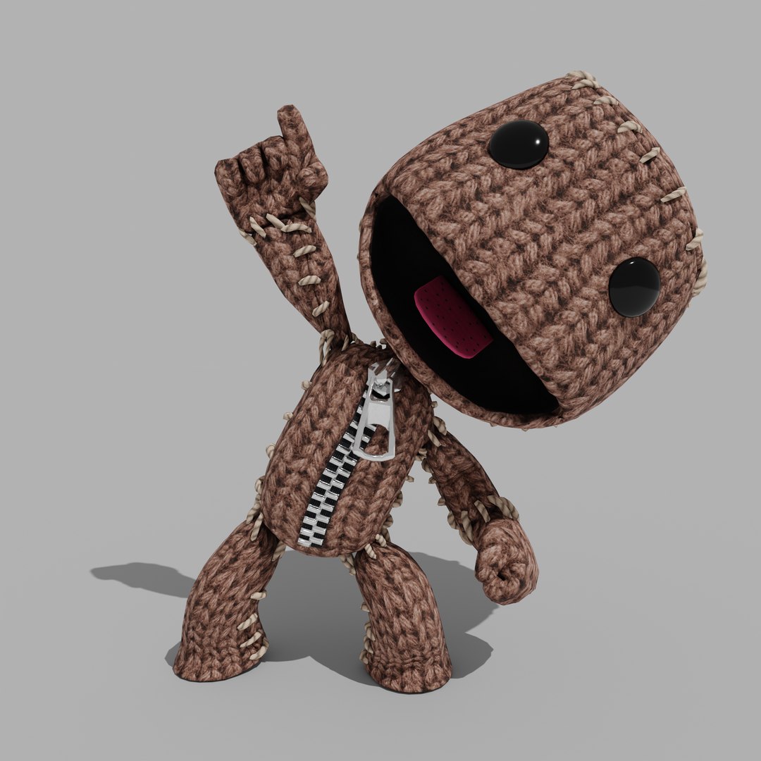 Sackboy Character Rigged 3D - TurboSquid 2075334