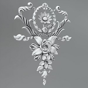 classical decoration 3d model