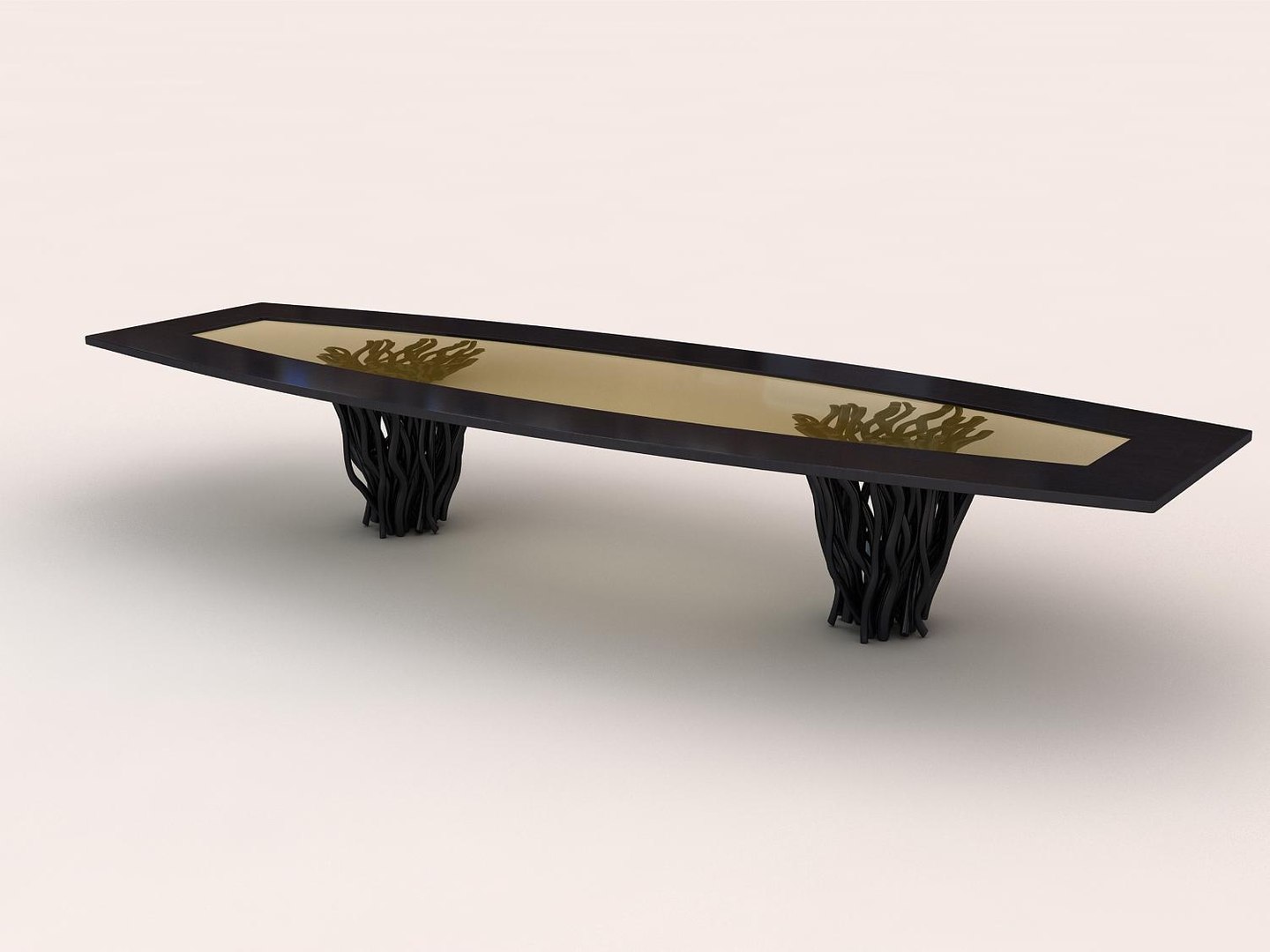 3d Model Long Table