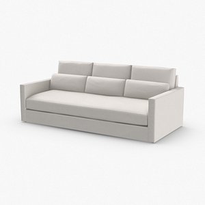 transitional-3-seater-sofa 3D model