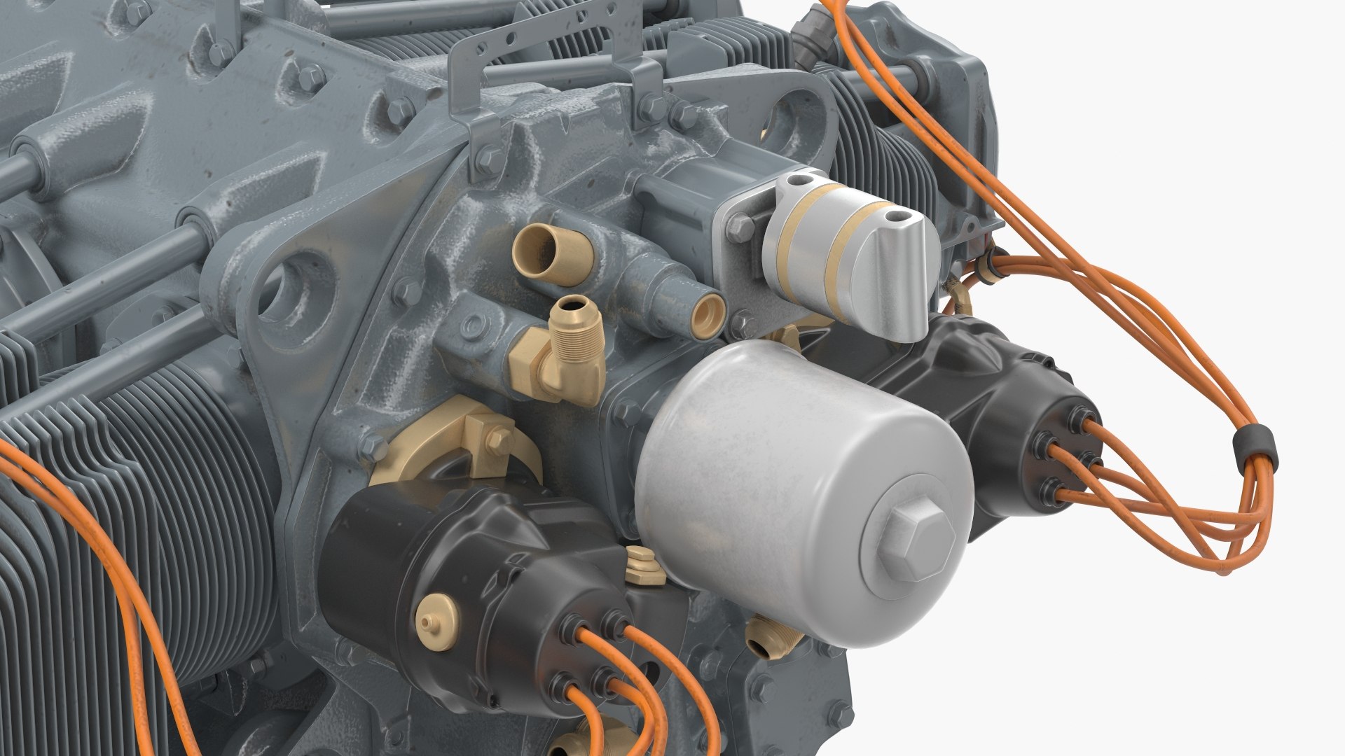 3D Piston Aero Engine model - TurboSquid 1987007