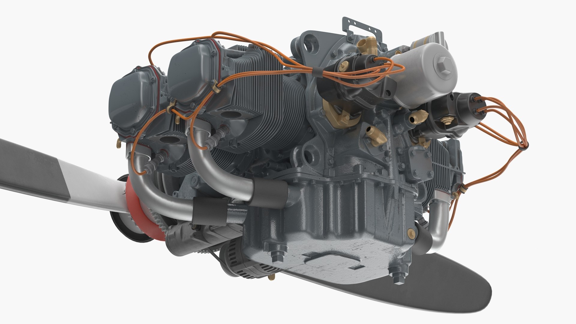3D Piston Aero Engine model - TurboSquid 1987007