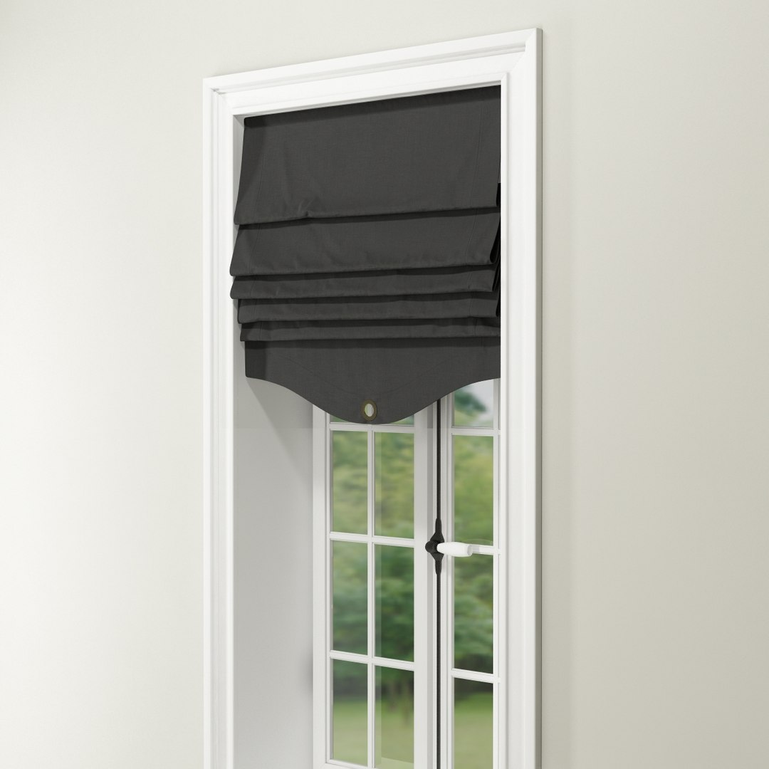 Curtain window 700 mm 3D model - TurboSquid 1174659