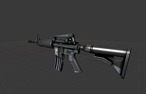 High Poly  M4A1