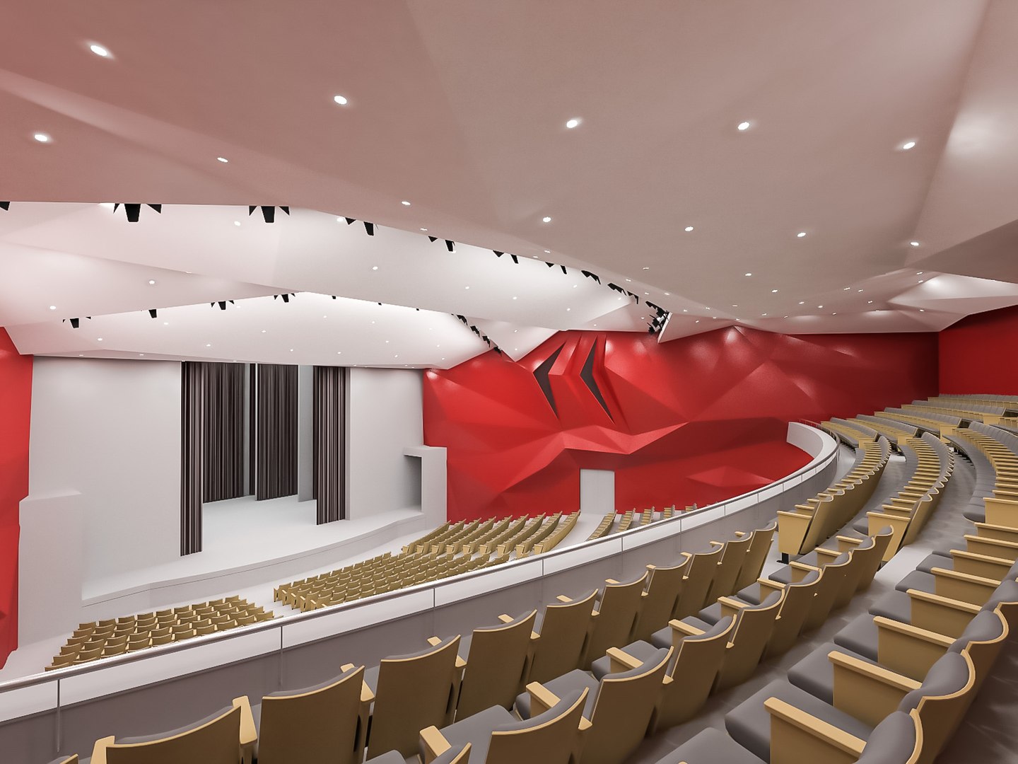 Concert Hall Interior 01 Model - TurboSquid 1751141