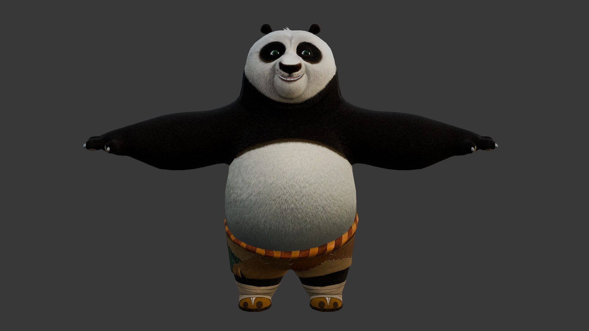 Free 3D Panda Model - TurboSquid 2255413