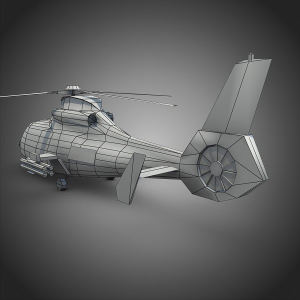 3d harbin z9 attack helicopter