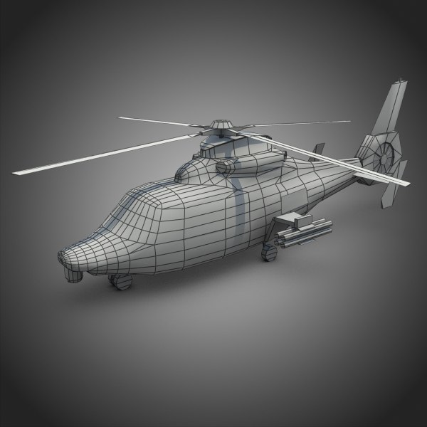 3d harbin z9 attack helicopter