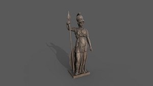 Minerva statue 3D model