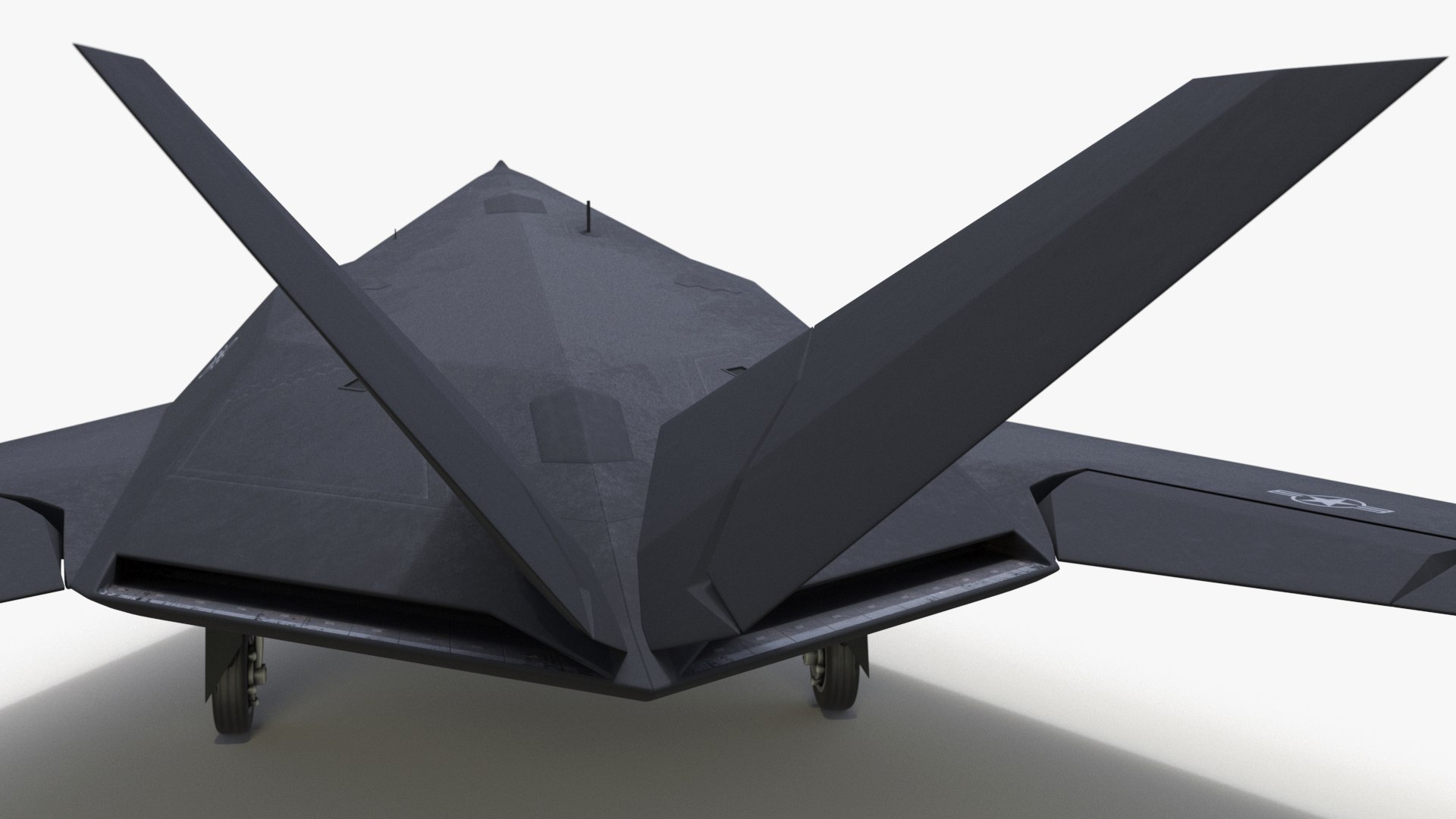 Lockheed F-117 Nighthawk Stealth Aircraft Simplified 3D model https://p.turbosquid.com/ts-thumb/3J/9D2CyK/MR/lockheed_f117_nighthawk_stealth_aircraft_simplified_012/jpg/1733470181/1920x1080/fit_q87/0ca837bf1b6e8948b3fe29d51fdbce5f35ad45c5/lockheed_f117_nighthawk_stealth_aircraft_simplified_012.jpg