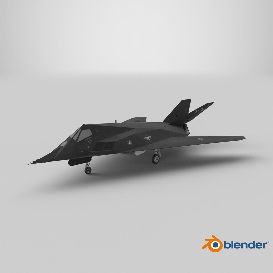 Lockheed F-117 Nighthawk Stealth Aircraft Simplified 3D model https://p.turbosquid.com/ts-thumb/3J/9D2CyK/vt/stemcell_blender_cycles_render/png/1737723568/1920x1080/fit_q87/6a31e746c535c4e8496da26b2cde4c8e9953fb6b/stemcell_blender_cycles_render.jpg