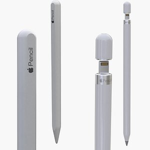 apple pencils 3D model