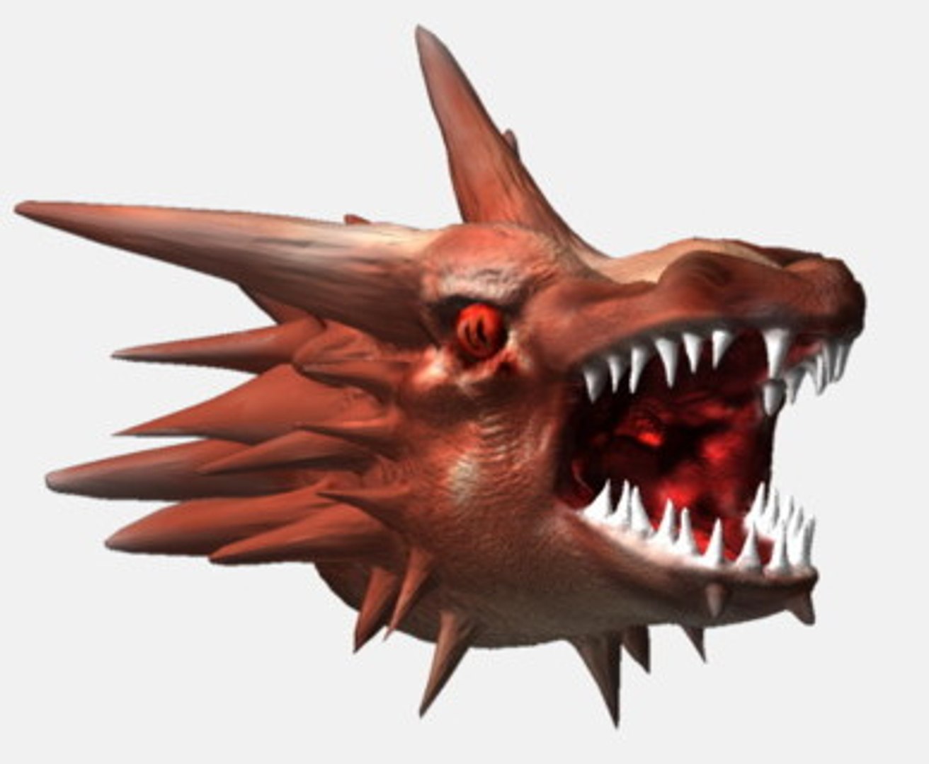 Dragon Head 3d Model