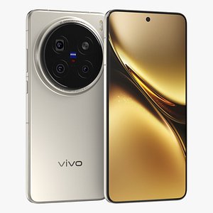 3D Vivo X200 Pro Titanium
