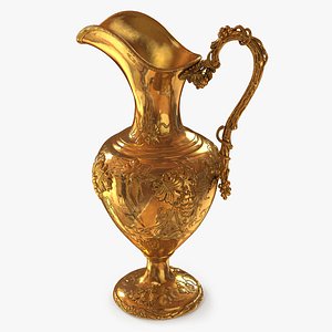 Antique Gold Ewer
