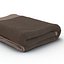 Toalla Marron Con Piel Modelo 3D