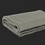 Toalla Marron Con Piel Modelo 3D