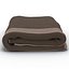 Toalla Marron Con Piel Modelo 3D