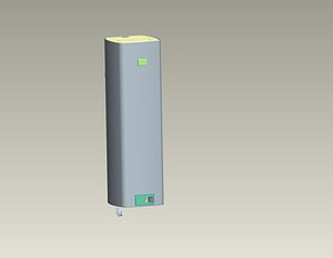 3d model of electric water heater