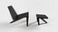 Chaise V-Easy pour hommes avec pouf
