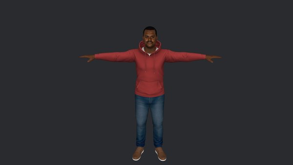 modelo 3d Shaq ONeal Personaje 3D hiperrealista de cuerpo completo y ...