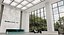 3D Bright Corporate Lobby Entrance Hall