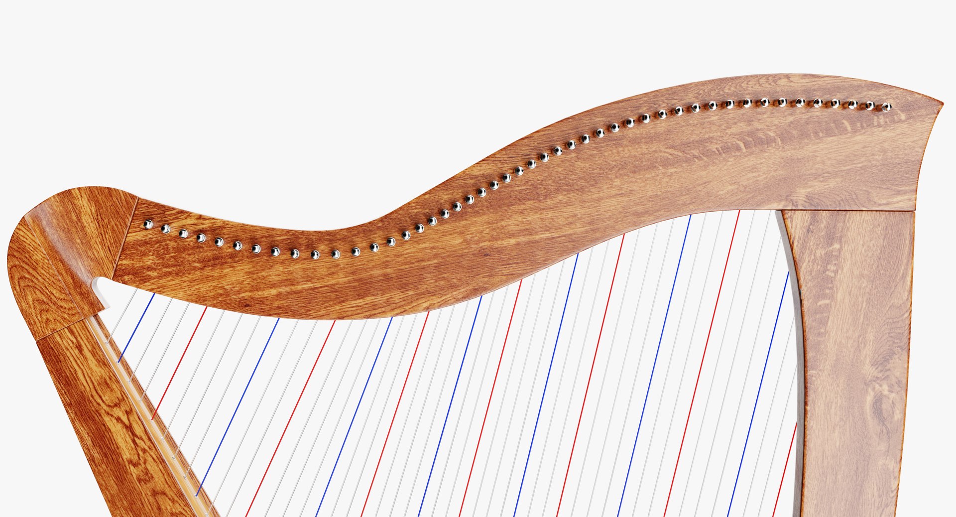 Harp Music Instrument 3D Model - TurboSquid 1459757