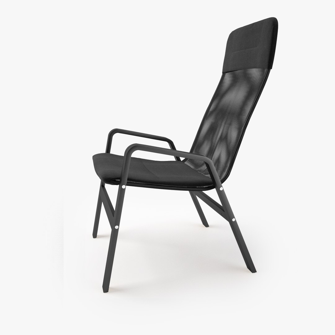 3d ikea nolbyn nolmyra armchair model