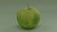 Realistisches Apple Low Poly 3D-Modell