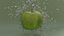 Realistisches Apple Low Poly 3D-Modell