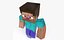Steve Minecraft - Mixamo Animatable - Vray-Arnold 3D model