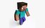 Steve Minecraft - Mixamo Animatable - Vray-Arnold