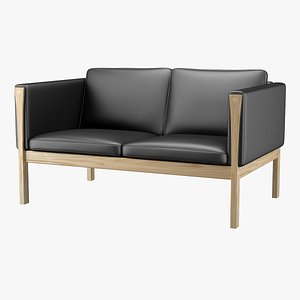 3d model sofa hans j wegner