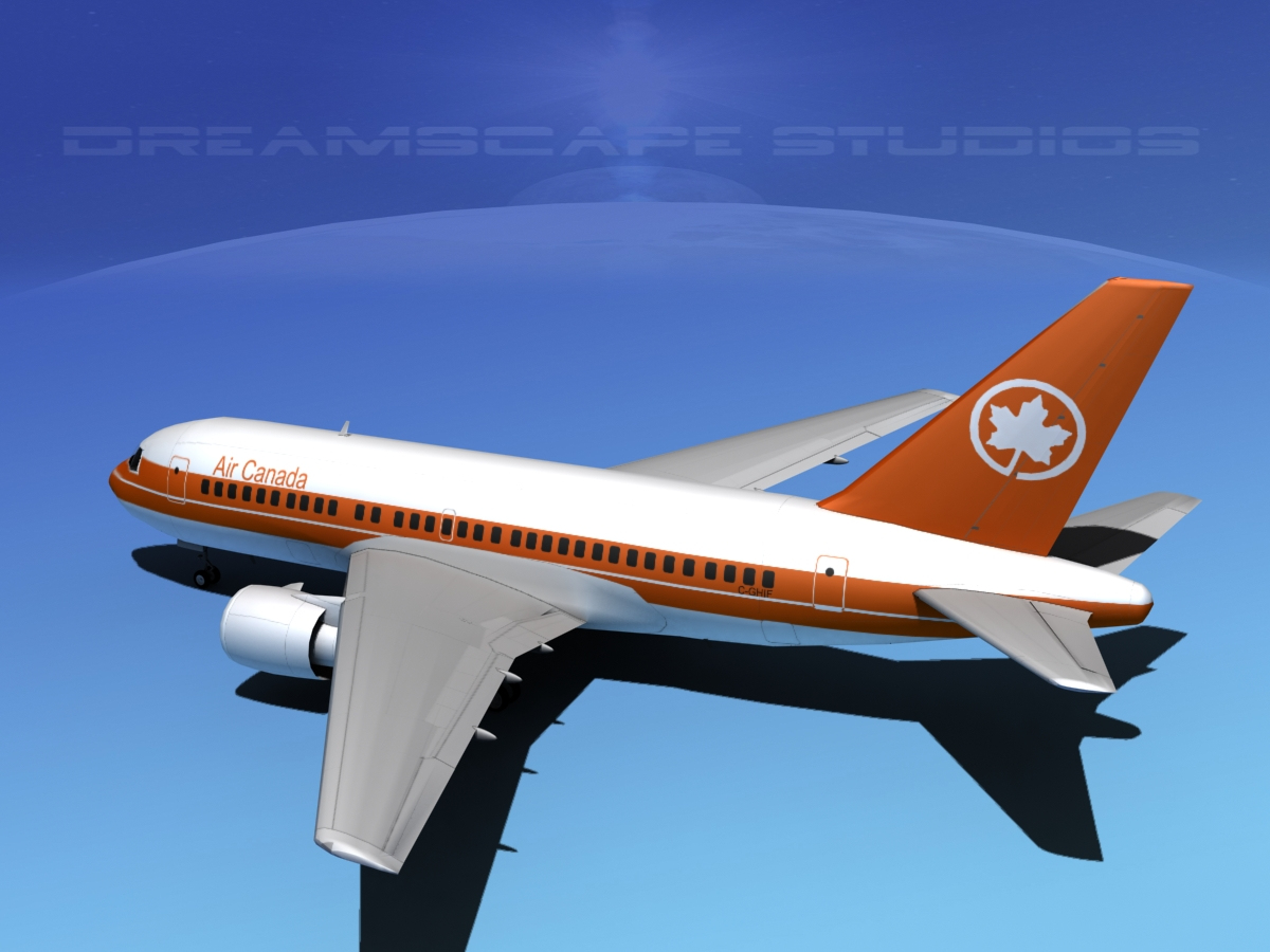 Airline boeing jet 767-200er 3D model - TurboSquid 1300622
