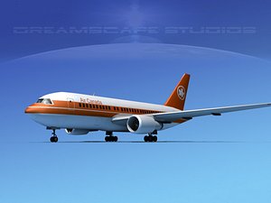 airline boeing jet 767-200er 3D model