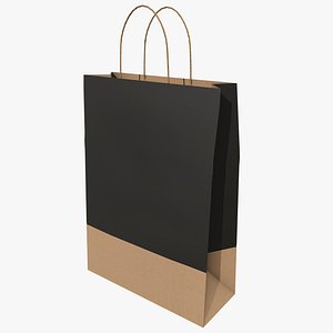 Paper Bag 5 With PBR 4K 8K 3D