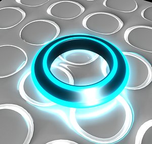 tron identity disk 3d model