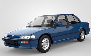 3D Honda Civic Ef Sedan 1990