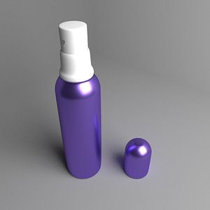 3D model bottle thumb sprayer 5