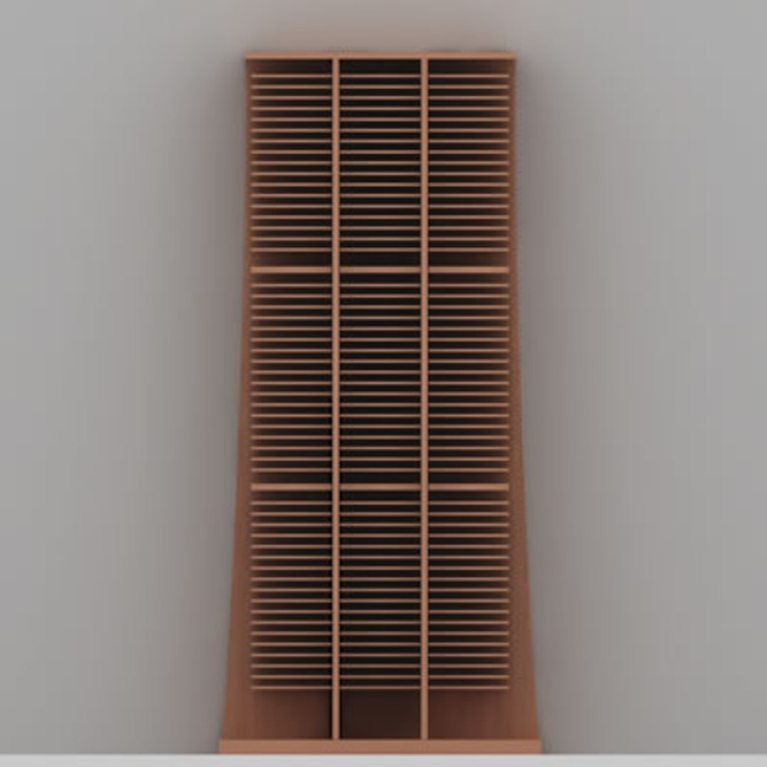 Cd Rack 3d Model