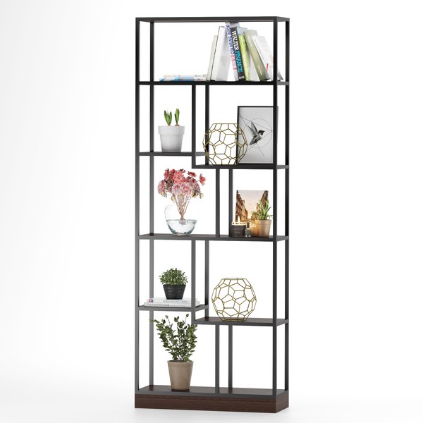 3D decorative shelf with decorative collection model - TurboSquid 2050813