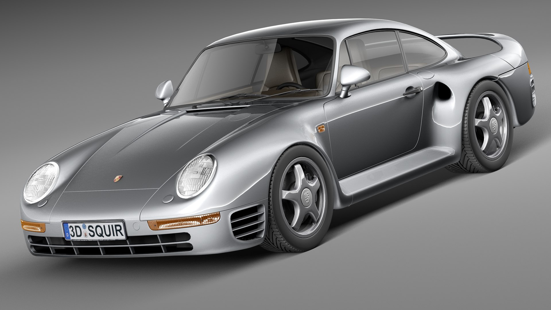 ポルシェ959 19863Dモデル - TurboSquid 584034