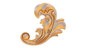 3D model carving decor 01