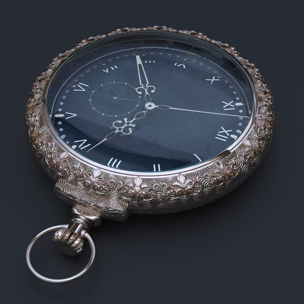 pocket watch 3D model