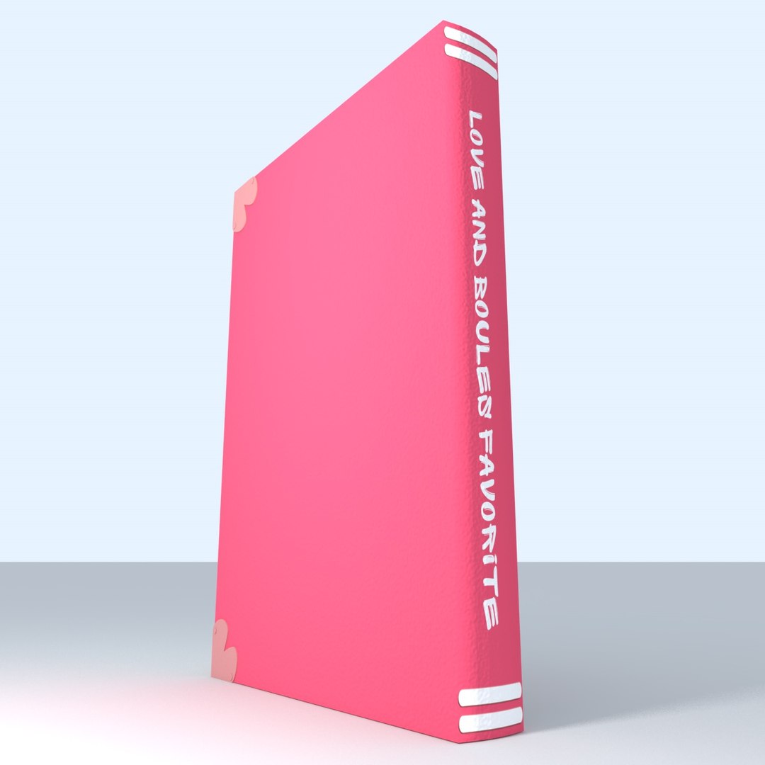 3D Book Love - TurboSquid 1152111